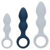  Loveline Plug Teardrop Baltic M 10.5 x 3.5cm Bleu